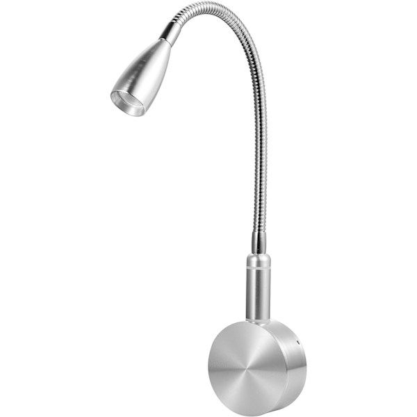 Berøringsdimmbar fleksibel veggleselampe 3W LED-dempende hodegjerdelampe nattbordslampe med berøringskontroll/justerbar
