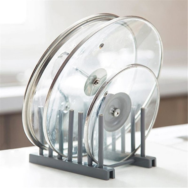Diskställ Lock Organizer, Tallriksställ Stativ Lockhållare Torkställ Avloppsförvaring Hållare Stativ Kökskåpsarrangör För Skål,kopp,skärbräda,kruka