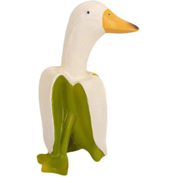 Kreativ bananand-statue, havedekoration, hjemmekontordekoration