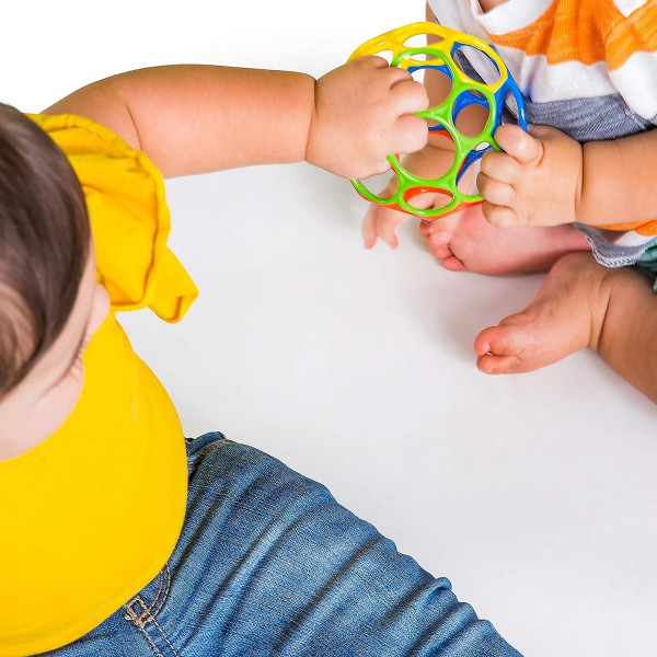 Fleksibel og lethåndterlig bold, sensorisk aktivitetslegetøj til børn i alle aldre, 15 cm x 15 cm x 15 cm, flerfarvet