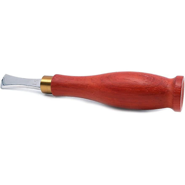 Læderkant Creaser Edge Creaser Læder Lav Slot Kantning Enhed Trimmer Groove Creasing Læderkant Creaser DIY Crimping Værktøjer(1stk, Brun)