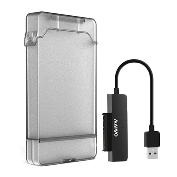K104 HDD Ssd -kotelo USB 3.0 - Sata 3.0 HDd -kiintolevykotelo Tuki 2,5 tuuman Ssd -työkaluvapaa (