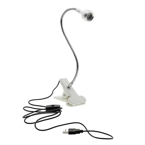 Led Ultravi S Clip-on Fleksibel Metalrør Uv-lampe Usb Mini Uv L Hærdende Skrivebordslampe Na