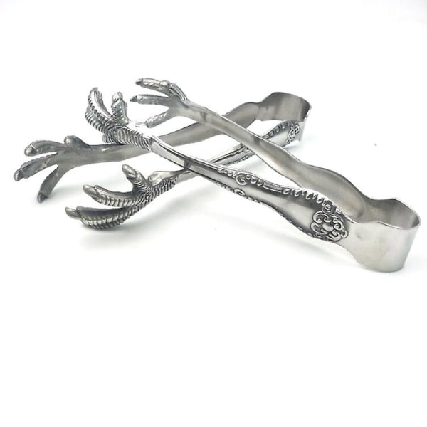 Eagle Claw istång, serveringstång för bar, ishockey, rostfritt stål, silver