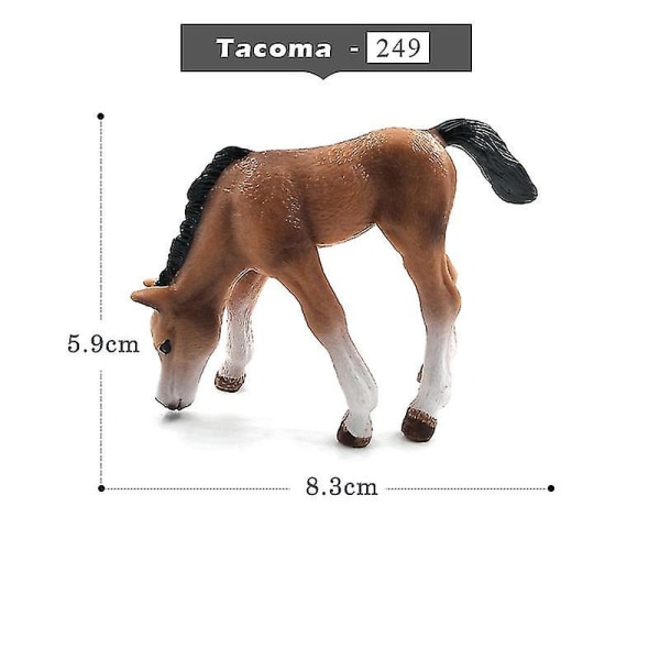 Simuleringsdyrmodell Heste Actionfigurer Barn Hjemmedekor Fe Hagedekorasjon Tilbehør Figur Gave Til Barn Leker,tacoma