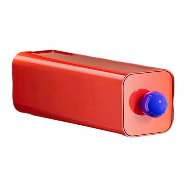 Rörig hållare - Platsbesparande design - för badrum sovrum - Hållbar brottsäker Red