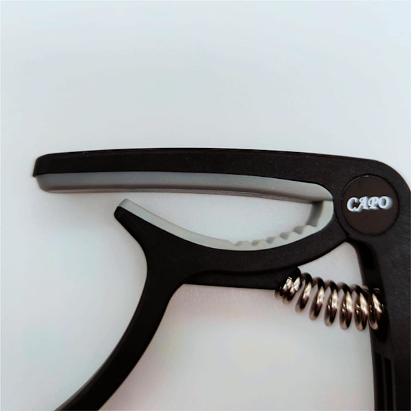 Capo, Gitar Capo, Ukulele Capo, PPpanda Trigger Capo Capotastos for Akustiske Elektriske Gitarer og Ukulele med 6 plekter Black