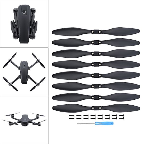 Propeller Vikbara Design Reparationsdelar För Holystone Hs720 720e Reparation Fyra Par