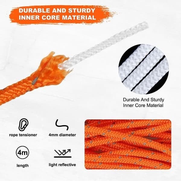 Skraldereb - Brand - Model - Reflekterende - Orange - Camping