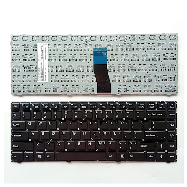 Bærbar tastatur US-versjon reparasjon erstatter for Clevo W940 Mp-12r76nw-4302