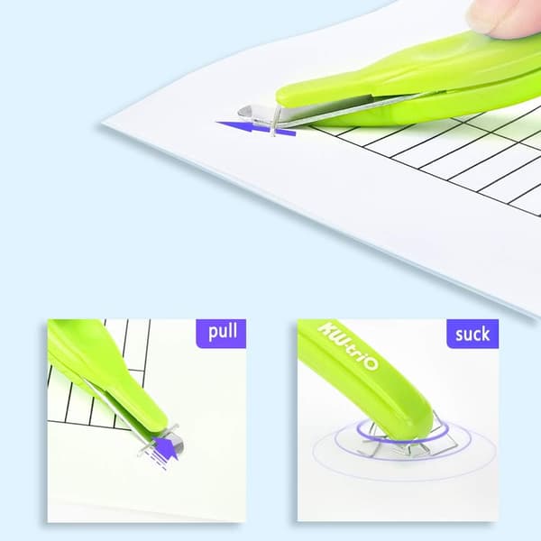 Stiftfjerner Profesjonell Magnetisk Enkel Stiftfjerner Verktøy 3-pakning Grønn Green