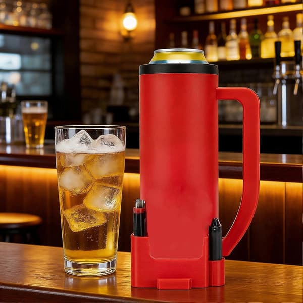 12 oz dåseisolator – moderne design og nem at bære – til fester og strand Black B