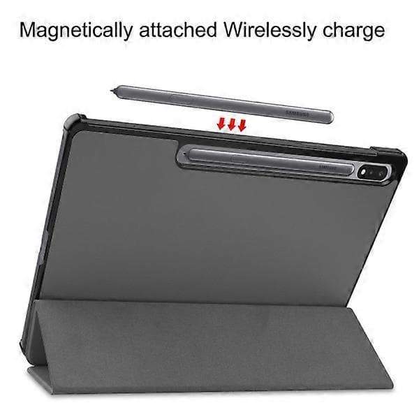 Samsung Galaxy Tab S7 Plus/FE/Lite Tri-fold etui PU læder/PC g