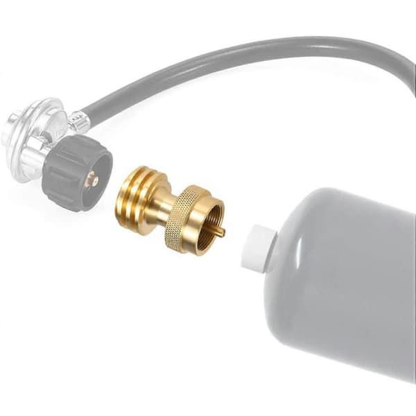 QCC1 Propan Påfyllingsadapter Regulatorventil og Butt Saver Adapter for Engangs Propanflasker