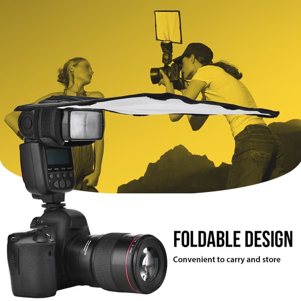 Sammenfoldelig Reflektor Blitz Lys Softbox Diffuser Fotografi Fototilbehør