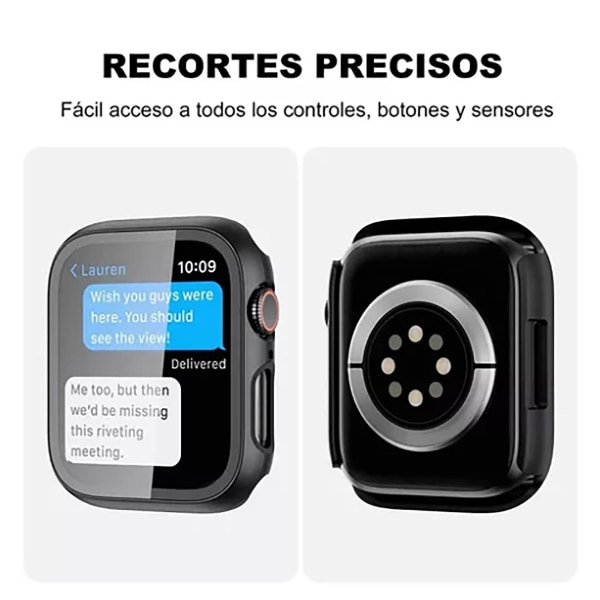 4 stk Watch Screen Protector Case Full Dekning Watch Protective Case Cover for Iwatch 8 Series