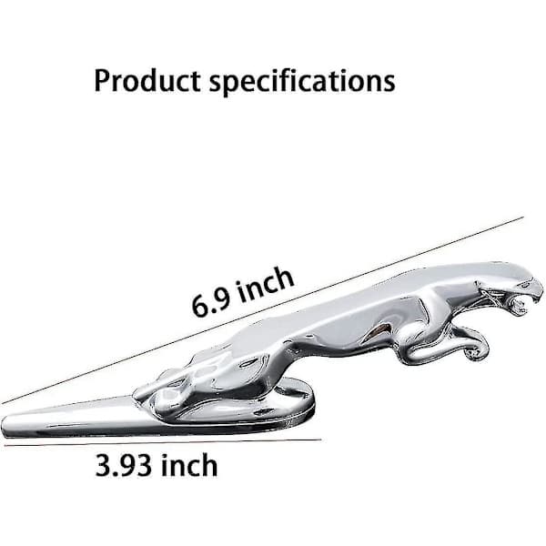 3D emblem til Jaguar, bilkølerfigur, bilkøler, krom ørne emblem, biltilbehør