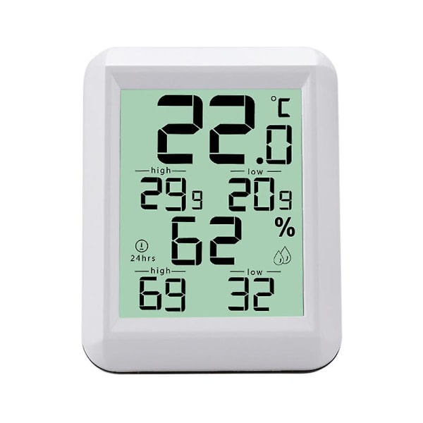 Digital Hygrometer inomhus Termometer Hem Rumstemperatur Fuktighetsmätare 1st