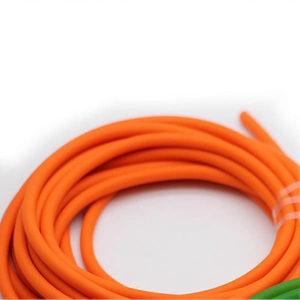 6 mm solid 10 meter høj elastisk latex gummibånd elastisk reb til fiskeslange klokker industri sportstræning grøn