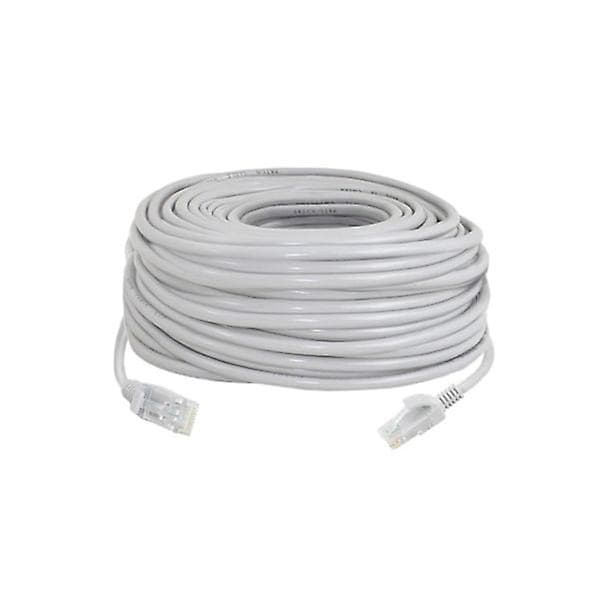 30m - Nätverkskabel - Cat5e - Internetkabel Grå