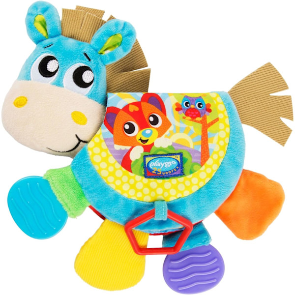 Clip Clip Toy Horse Music Book, Baby toy, From 3 months, BPA , Colourful, 40219