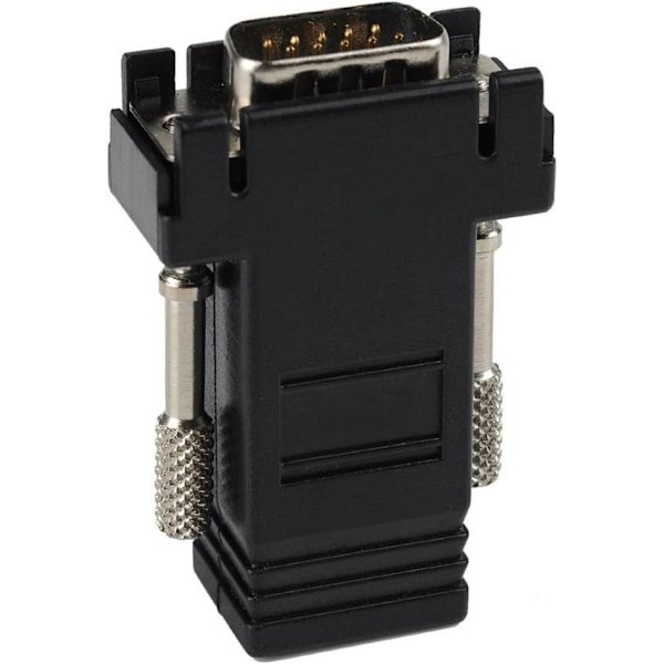 CY VGA RGB 15-stiftshane till Lan Cat5 Cat5e RJ45 Ethernet honadapter Svart RJ45 to VGA RJ45 to VGA