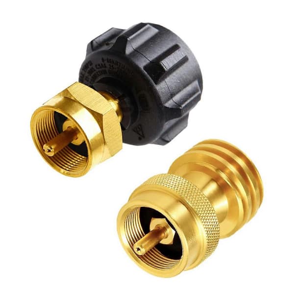 QCC1 Propan Påfyllingsadapter Regulatorventil og Butt Saver Adapter for Engangs Propanflasker