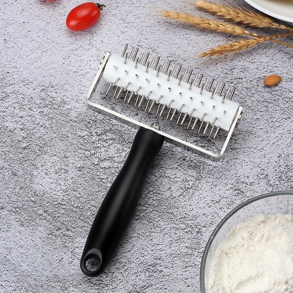 Pizza Hålslagare Pizza Pin Roller Bröd Kex Kavel Puncher Non-stick