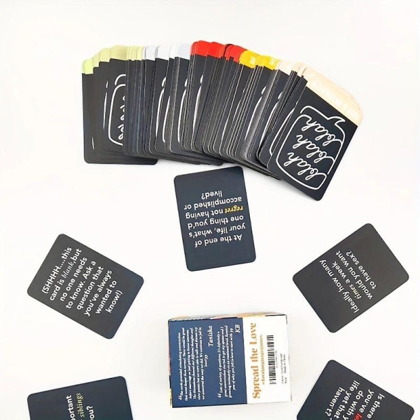 Rakkauskielet -korttipeli Lautapeli 150 keskustelun aloituskysymystä