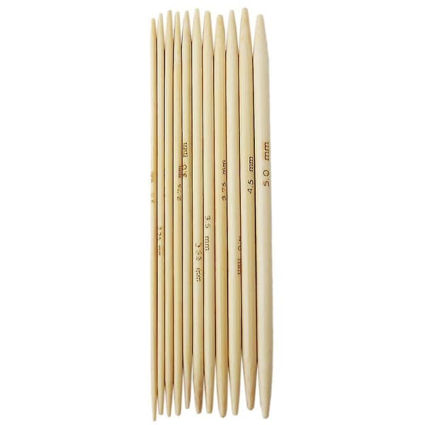 11 Set 12,5 cm Bambustickor 2,0 - 5,0 mm 0-8