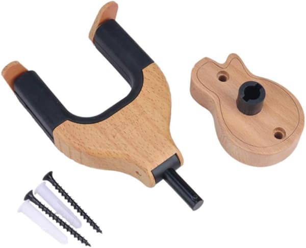 Gitarveggkrok, gitarkrok med automatisk låsing