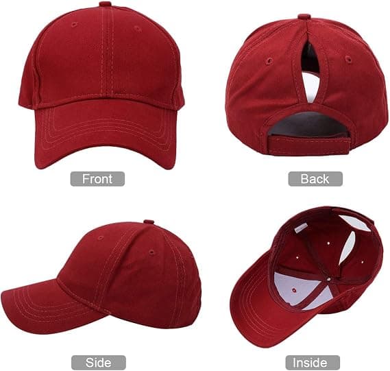 Baseballcaps - Uformell caps, sporty baseballcaps Klassisk ensfarget