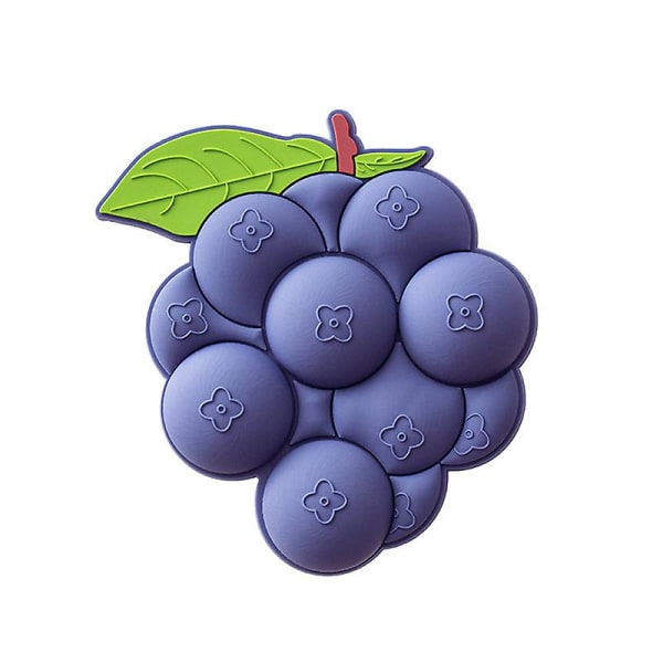 1 styks kreativt køleskab magnetisk klistermærke Akryl personlighed frugt magnetisk klistermærke Citronsten (blåbær) ,h