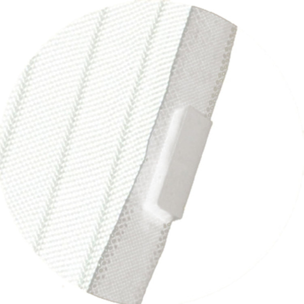 Brun Magnetisk Insektnet Dørskærm Polyester Mesh Gardin Auto Snap Lukning Passer Til Dør Op Til 90 x 210cm - Hvid