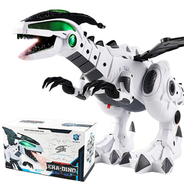 Multifunktionel elektrisk simulering dinosaur model legetøj med hvid spray dinosaur