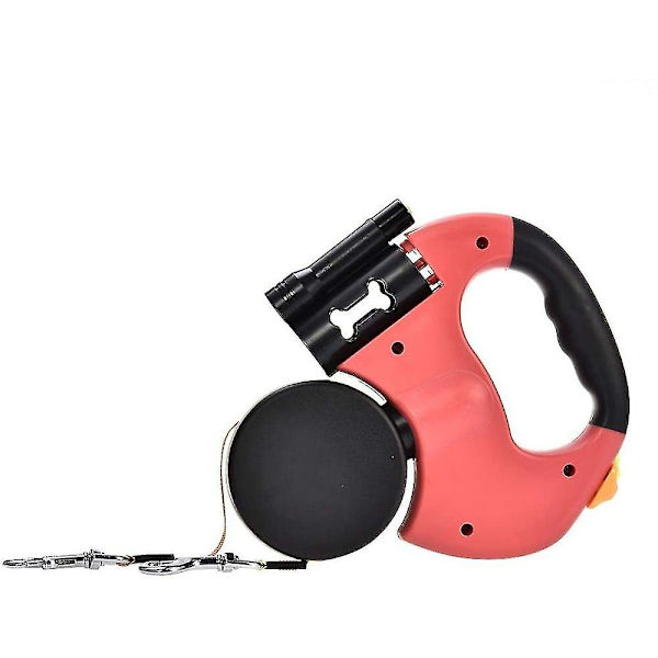 Dobbelt Retraherbar Hundeline Dual Doggie Pet Line Automatisk