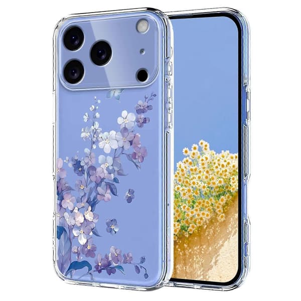 Malet TPU-etui til iPhone 17 Pro Violet
