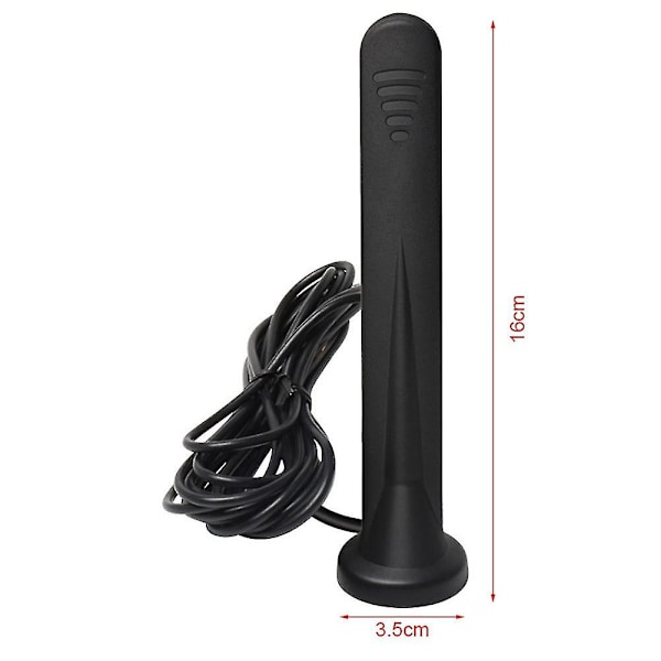 Gsm Gprs 3g 4g 5g Antenn Utomhus Hög Förstärkning 15dbi 600-6000mhz Sma Hane Vattentät Magnetisk Sugkopp A
