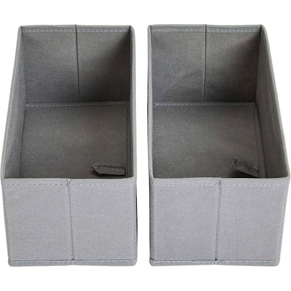 Taitettavat Vaatelipastojen Järjestäjät / Jakajat Vaatekaappiin, Makuuhuoneeseen tai Keittiöön, 6 kpl Setti, Harmaa Grey Set of 6