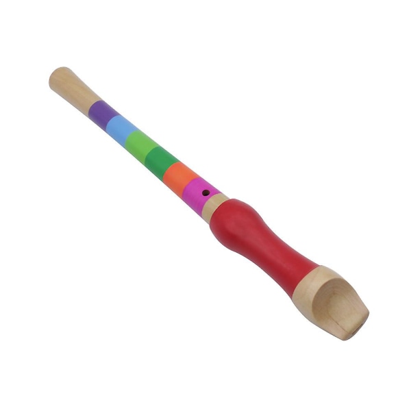 Descant-blokfløjte i træ 8-hullers sopranblokfløjte Fløjtemusik, der spiller blæseinstrumenter til børn 1 stk.