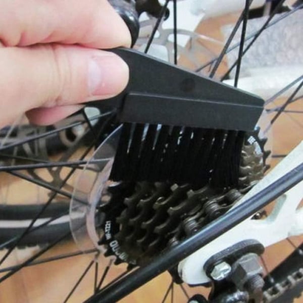 4 delar Cykelkedjerengöring, rengöringsborste för alla typer av cykelrengöring Cykelkedjevev/däck/stativ Rengöringsverktyg