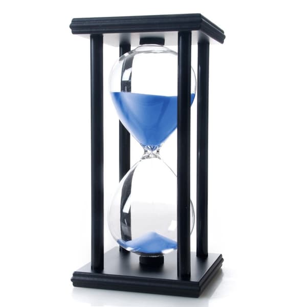 60 Minutters Timeglas, Sandtimer i Træ