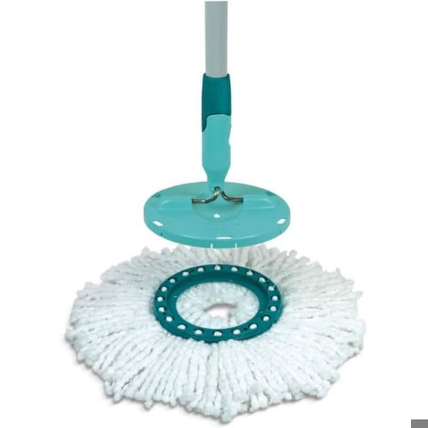 Set med 2 utbytesmopphuvuden för Disc Mop, idealiska för kakel- och stengolv, absorberande mikrofiber för vatten och smuts