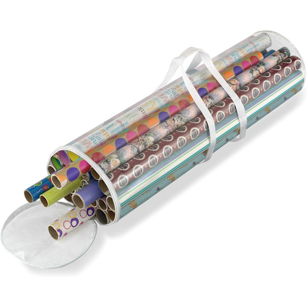 Bærbar Gavepapir-Organiser Clear 25 Count (Pack of 1)