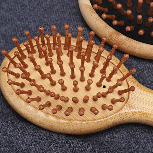 2 stycken bambu luftkudde kam liten luftkudde kam souvenir kam väska kam barnkam bärbar luftkudde kam flickas luftkudde