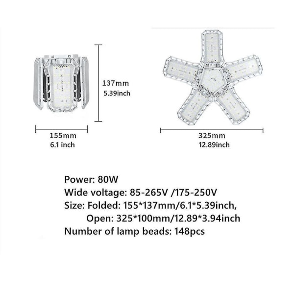 Spectrum 5+1 35w 72led kasvikasvatuslamppu sisäkasveille vesiviljelyyn,