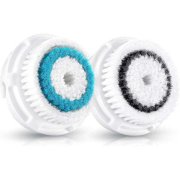 Kompatible erstatningsbørstehoder for dyp pore- og sensitiv hud. Designet for Mia, Mia2, Mia3/Aria, Smart Profile, Alpha Fit og Radiance Facial Cl