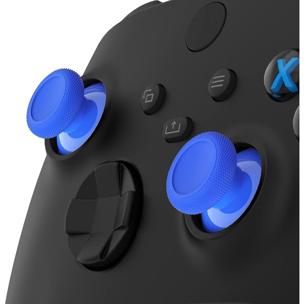 Blå-2 stk-ekstremere erstatnings-analog stick til Xbox Series X/s, joystick til Xbox One Standard/x/s/elite-controller, tilpasset fingerpind til Xbo
