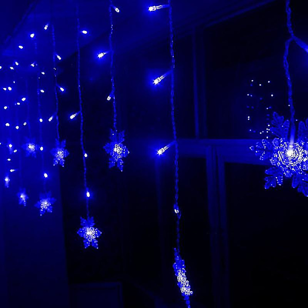 Erimuotoiset LED-verhovalosarja Juhla Puutarha Värikäs Ulkovalaistus Koti Dekor UK Adapter Monivärinen Jääpuikko