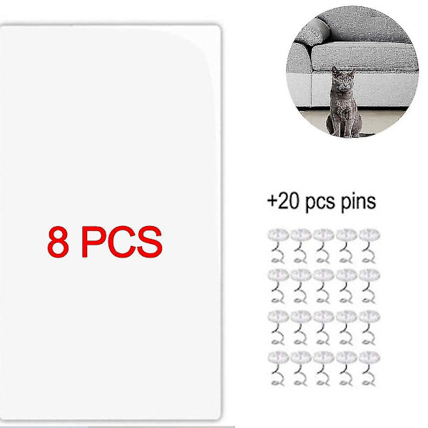 Kattemøbel Sofa Beskyttelsesklistermærker Pads, Kat Hund Pote Selvhæftende
